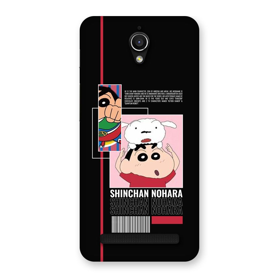 Shinchan Nohara Back Case for Zenfone Go