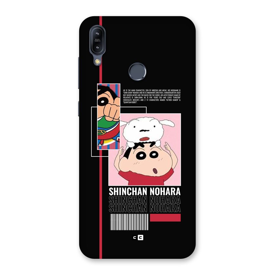Shinchan Nohara Back Case for Zenfone Max M2