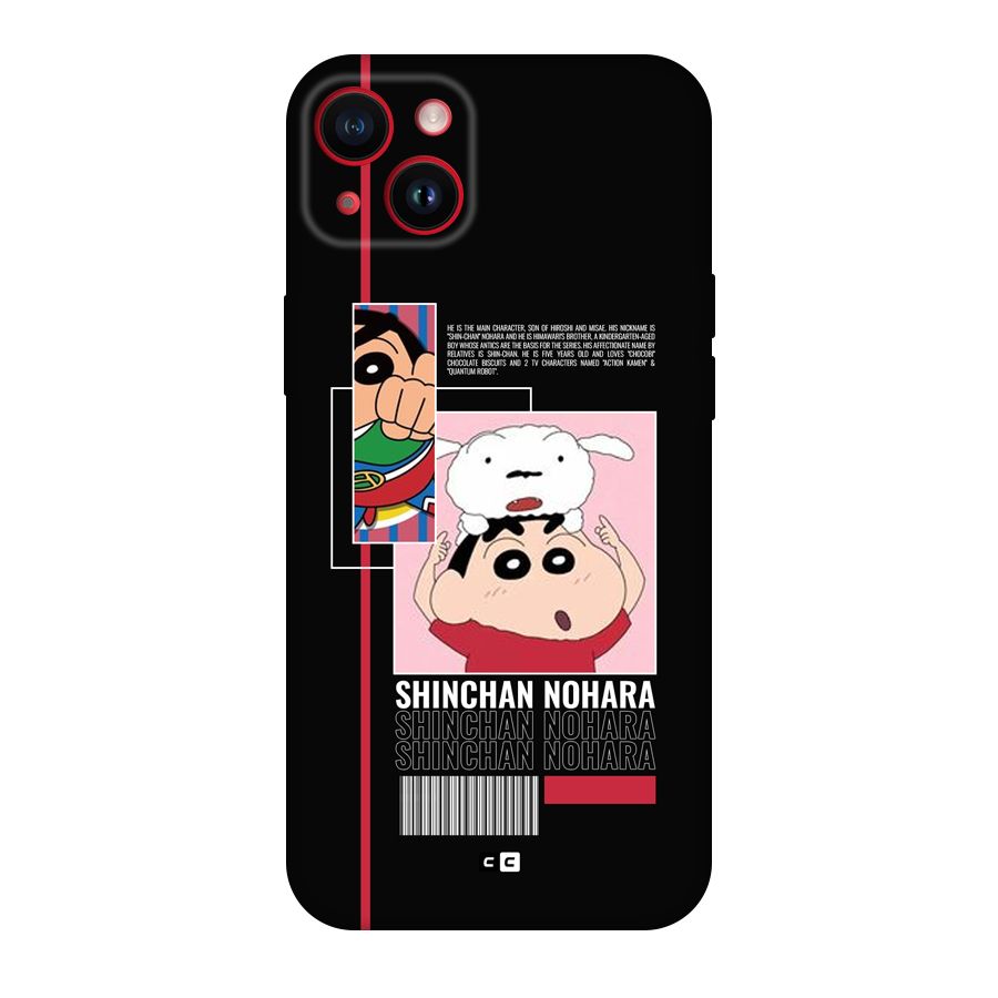 Shinchan Nohara Back Case for iPhone 14 Plus