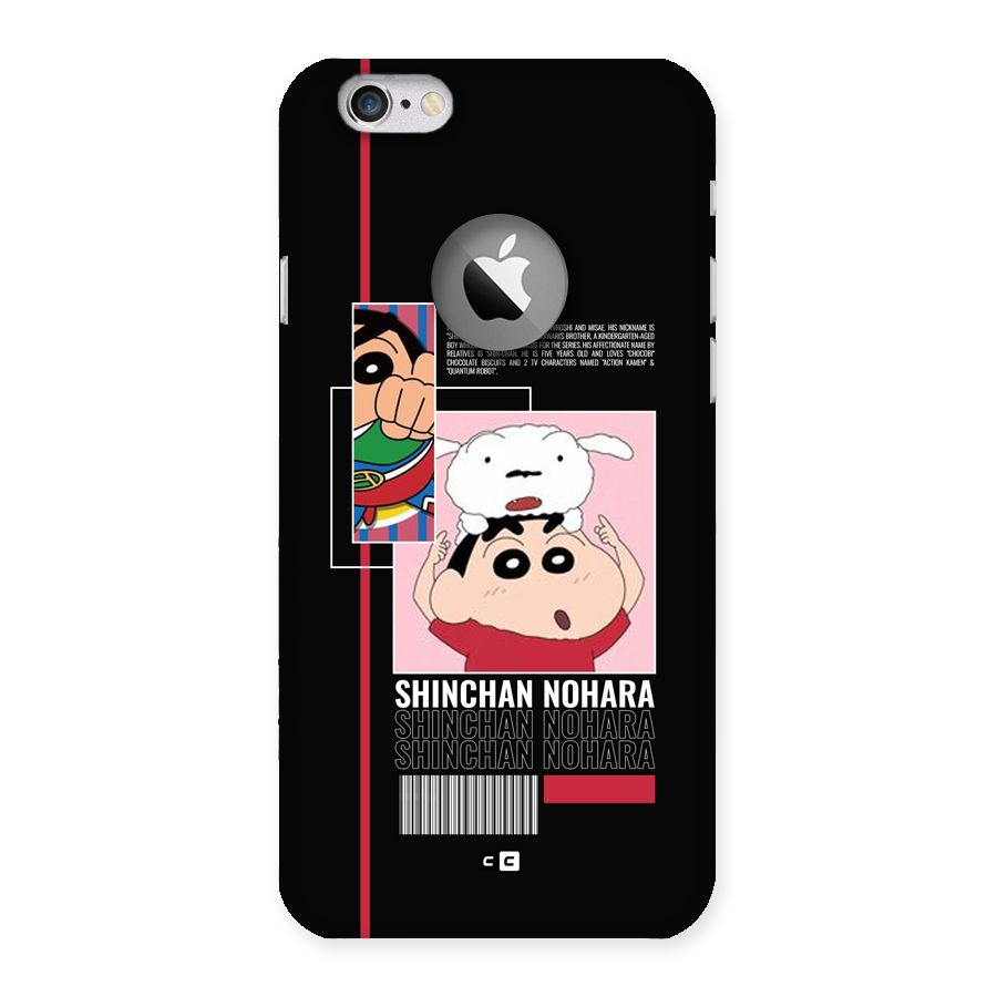 Shinchan Nohara Back Case for iPhone 6 Logo Cut