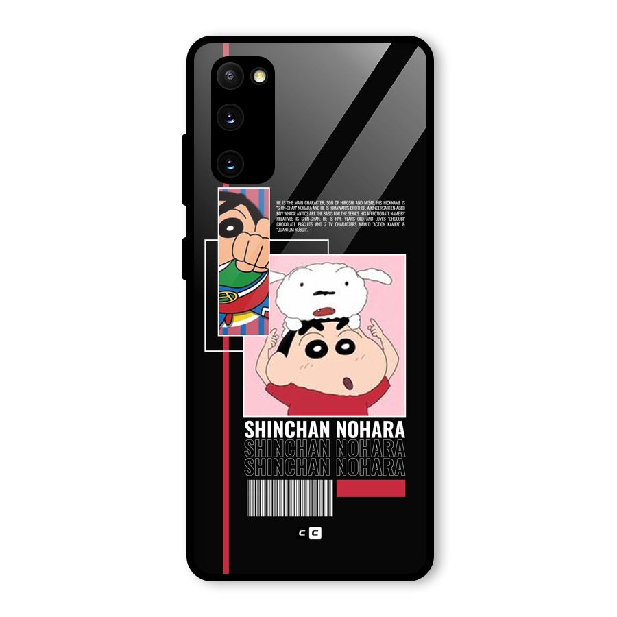 Shinchan Nohara Glass Back Case for Galaxy S20 FE 5G
