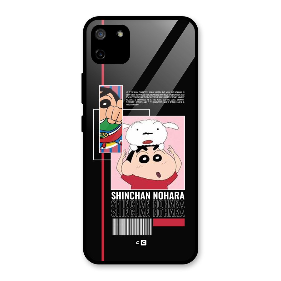 Shinchan Nohara Glass Back Case for Realme C11