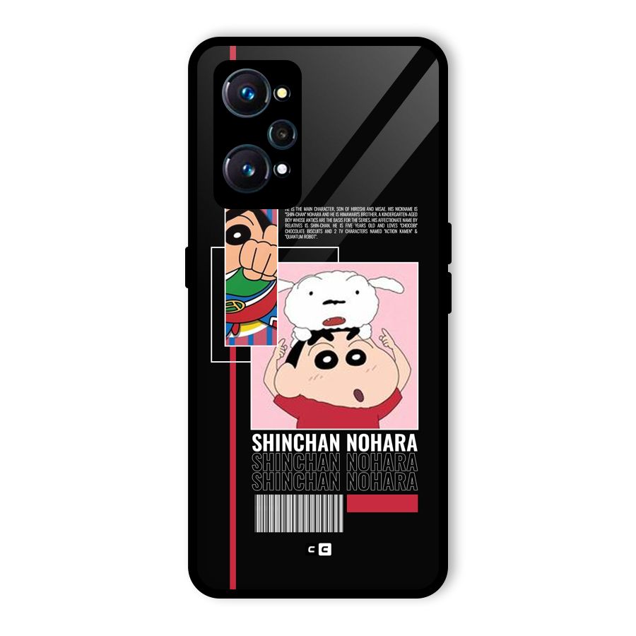 Shinchan Nohara Glass Back Case for Realme GT 2