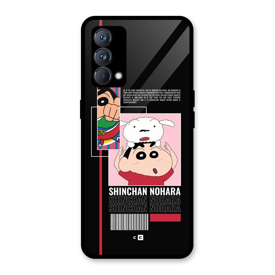 Shinchan Nohara Glass Back Case for Realme GT Master Edition