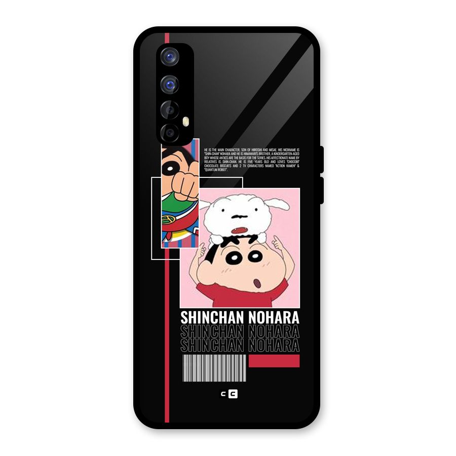 Shinchan Nohara Glass Back Case for Realme Narzo 20 Pro