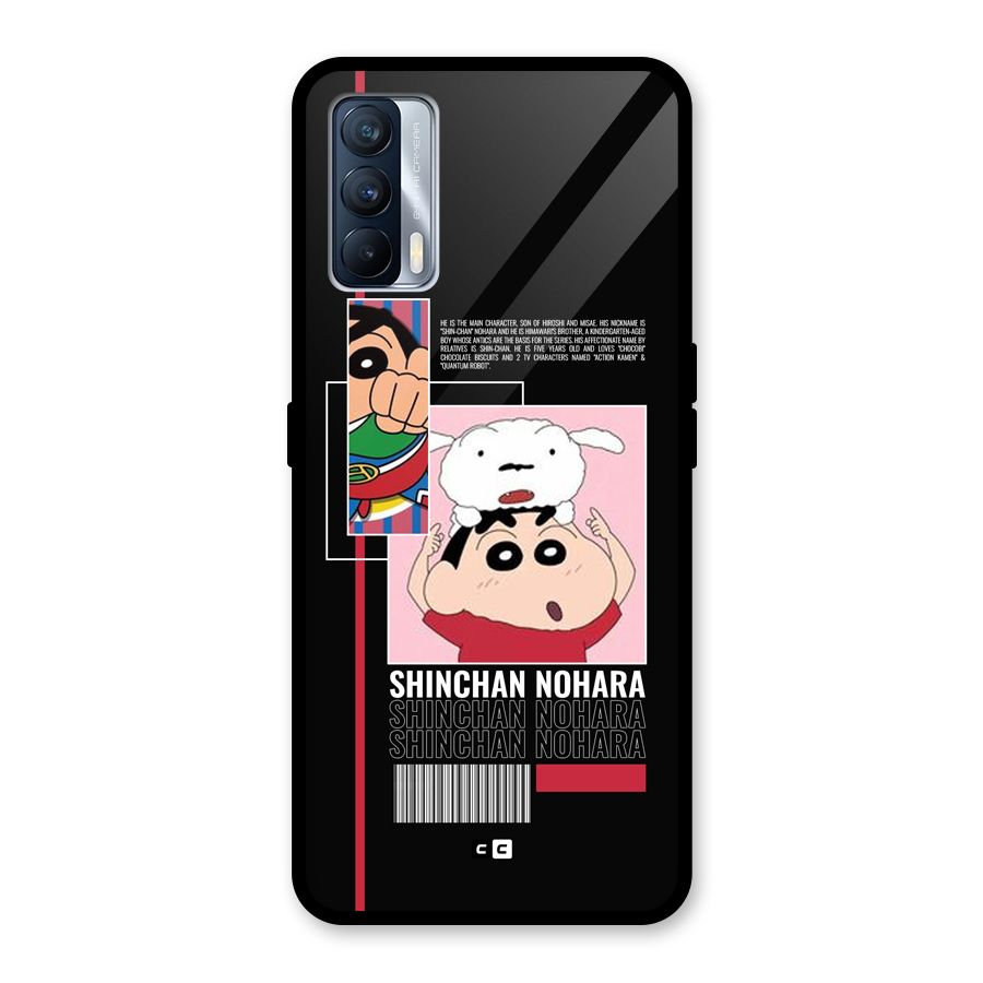 Shinchan Nohara Glass Back Case for Realme X7