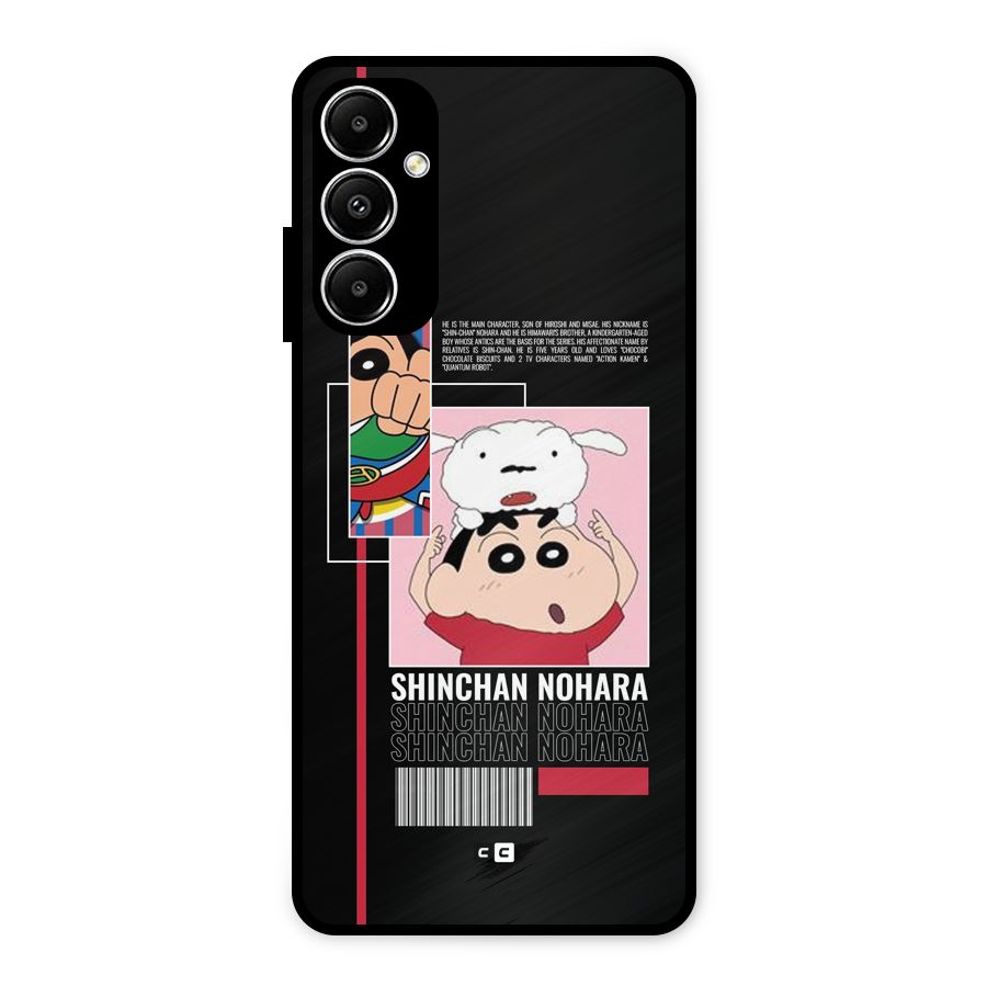Shinchan Nohara Metal Back Case for Galaxy A05s