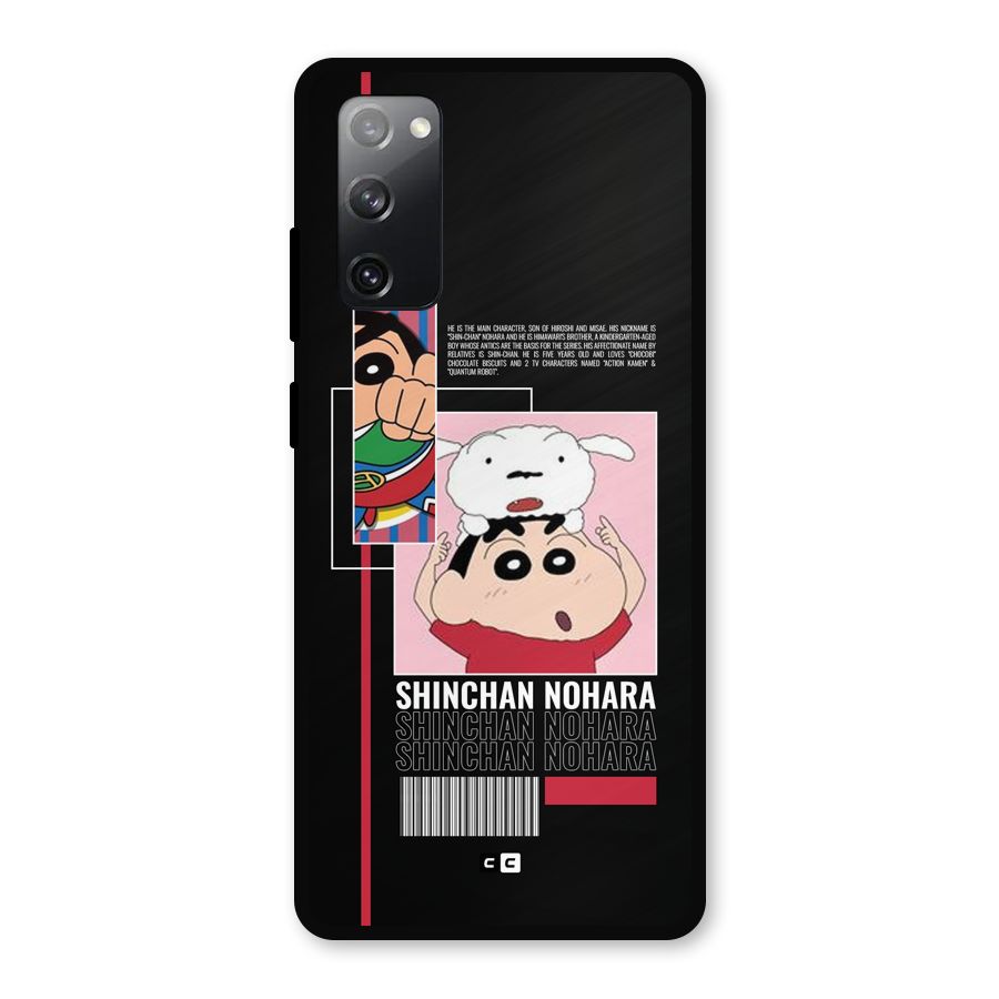 Shinchan Nohara Metal Back Case for Galaxy S20 FE 5G