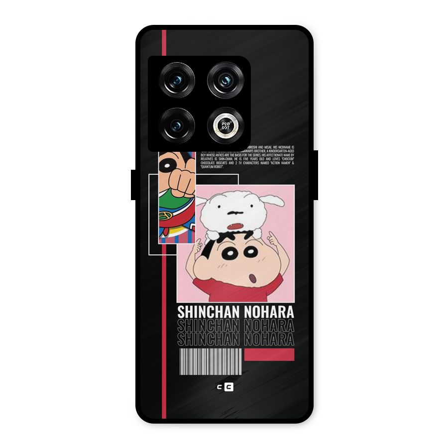 Shinchan Nohara Metal Back Case for OnePlus 10 Pro 5G