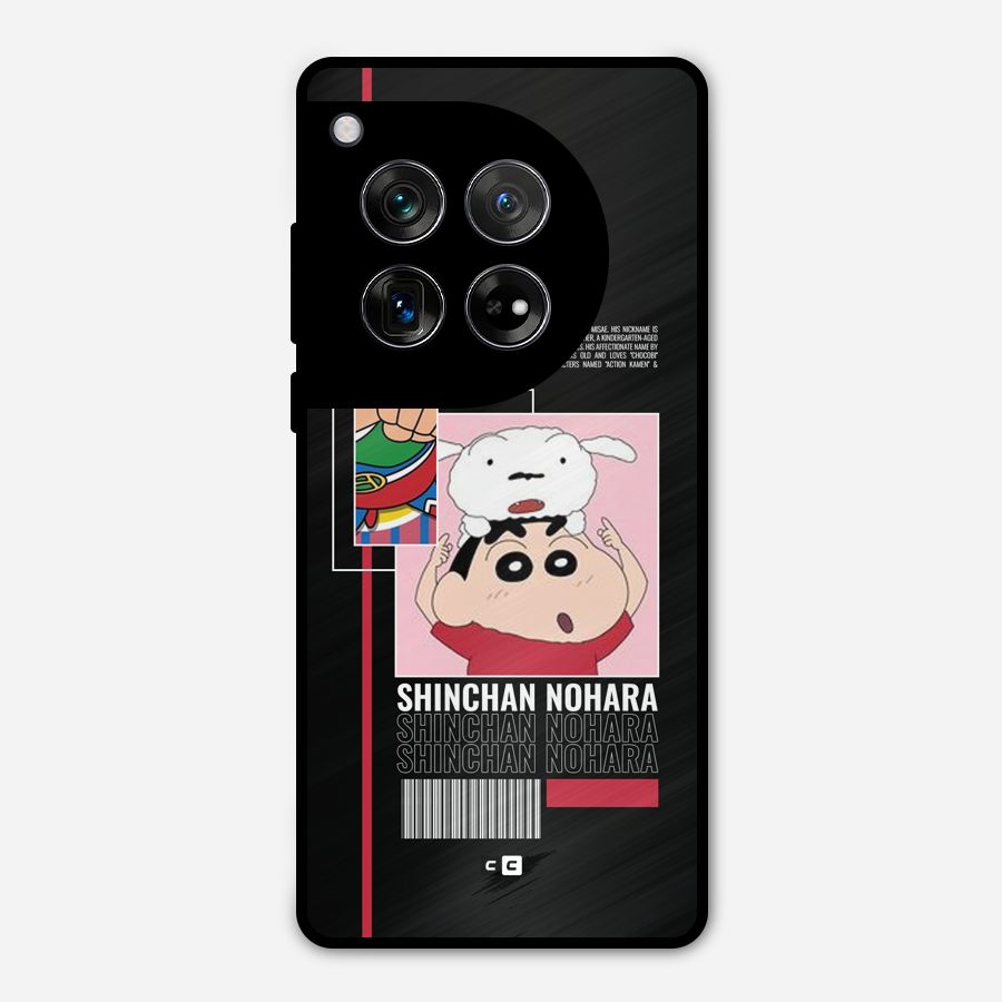 Shinchan Nohara Metal Back Case for OnePlus 12