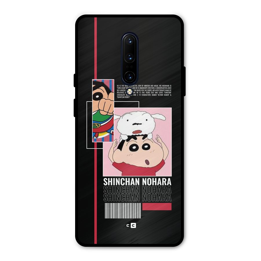 Shinchan Nohara Metal Back Case for OnePlus 7 Pro