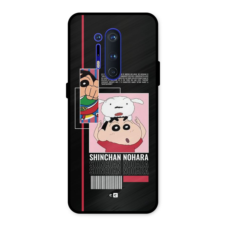 Shinchan Nohara Metal Back Case for OnePlus 8 Pro
