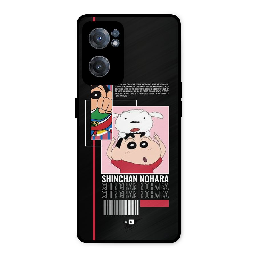 Shinchan Nohara Metal Back Case for OnePlus Nord CE 2 5G