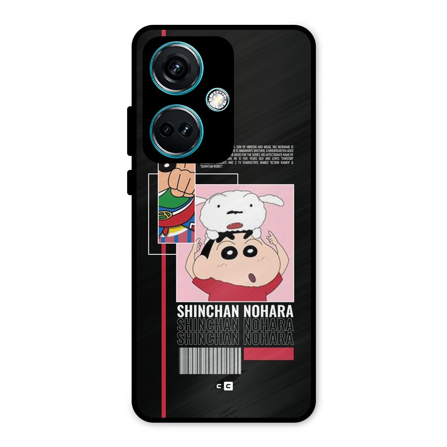 Shinchan Nohara Metal Back Case for OnePlus Nord CE 3 5G