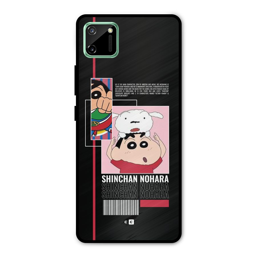 Shinchan Nohara Metal Back Case for Realme C11