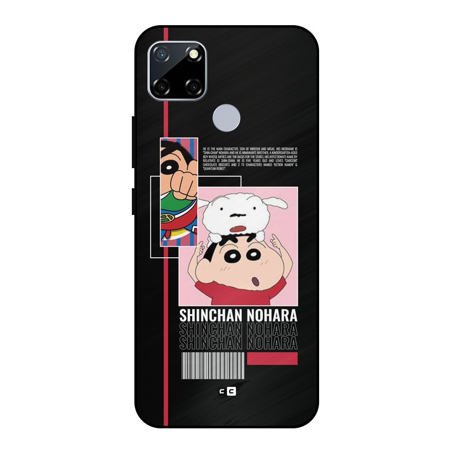 Shinchan Nohara Metal Back Case for Realme Narzo 20