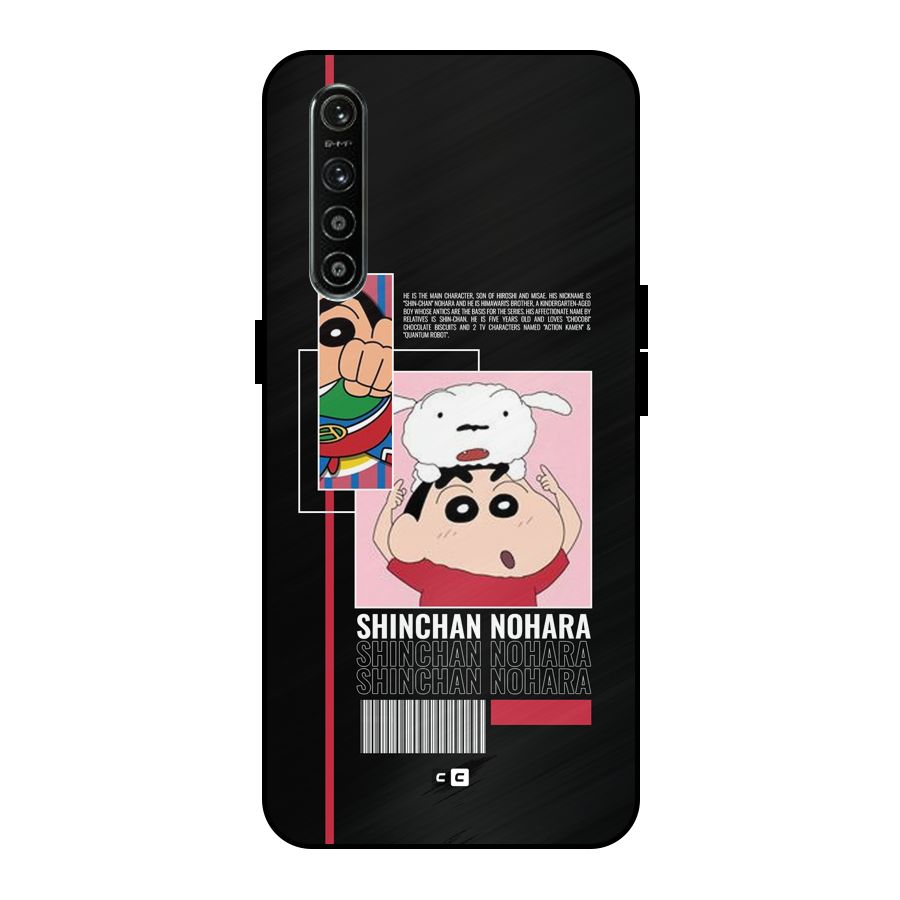 Shinchan Nohara Metal Back Case for Realme XT