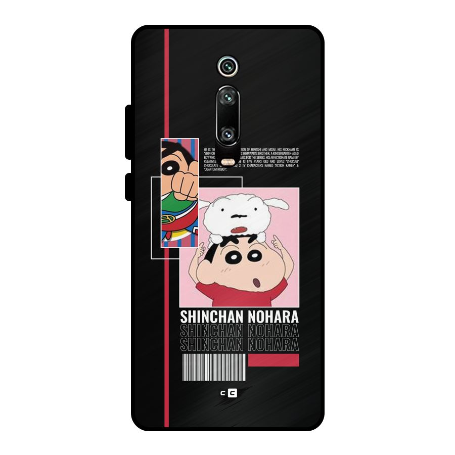 Shinchan Nohara Metal Back Case for Redmi K20