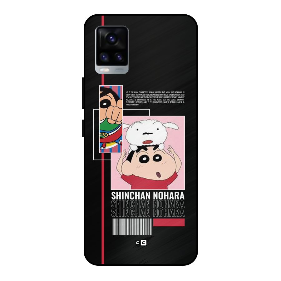 Shinchan Nohara Metal Back Case for Vivo V20 2021