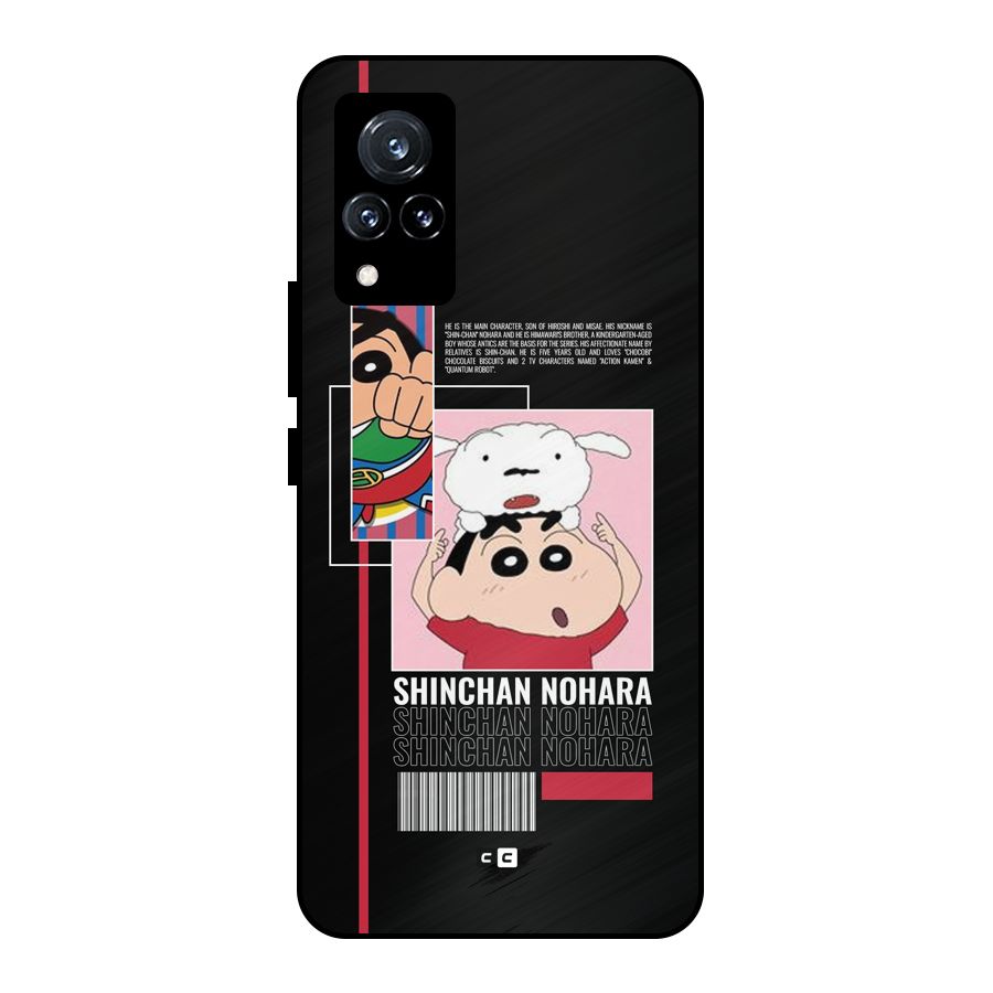 Shinchan Nohara Metal Back Case for Vivo V21 5G