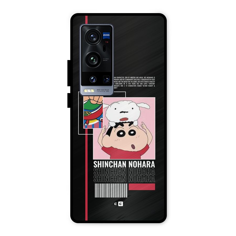 Shinchan Nohara Metal Back Case for Vivo X60 Pro Plus