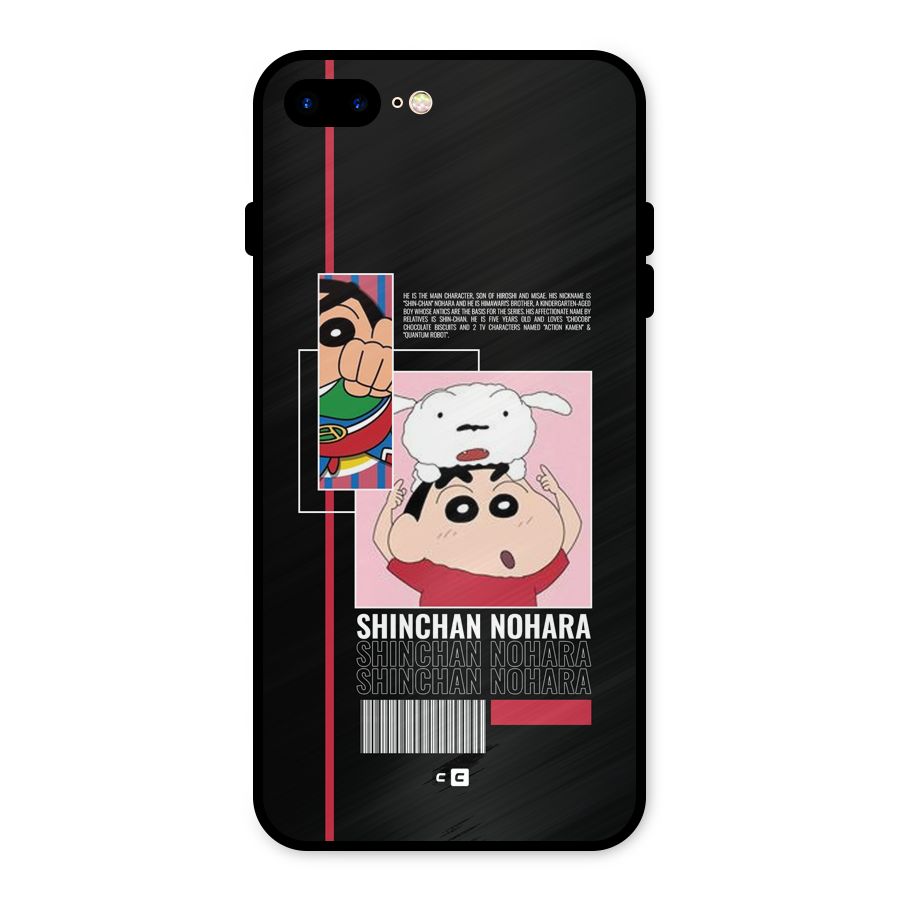 Shinchan Nohara Metal Back Case for iPhone 8 Plus