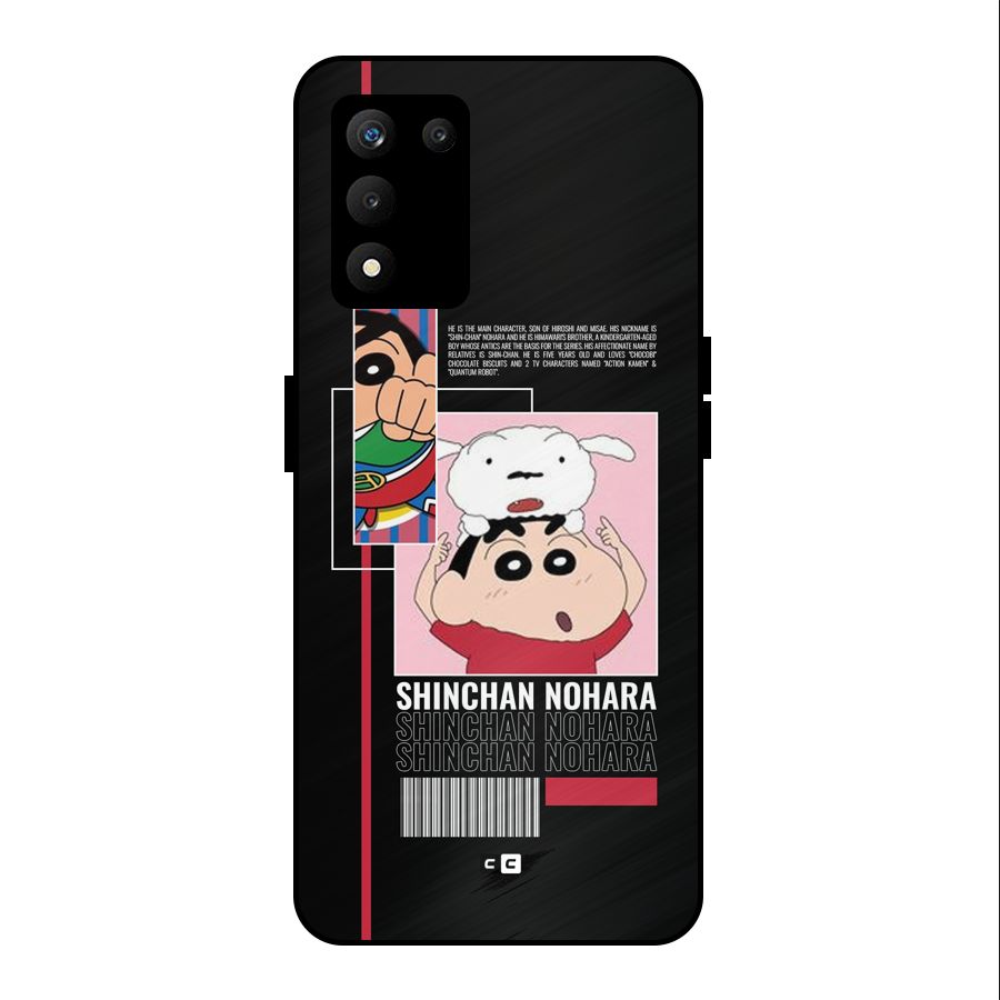 Shinchan Nohara Metal Back Case for realme 9 5G SE