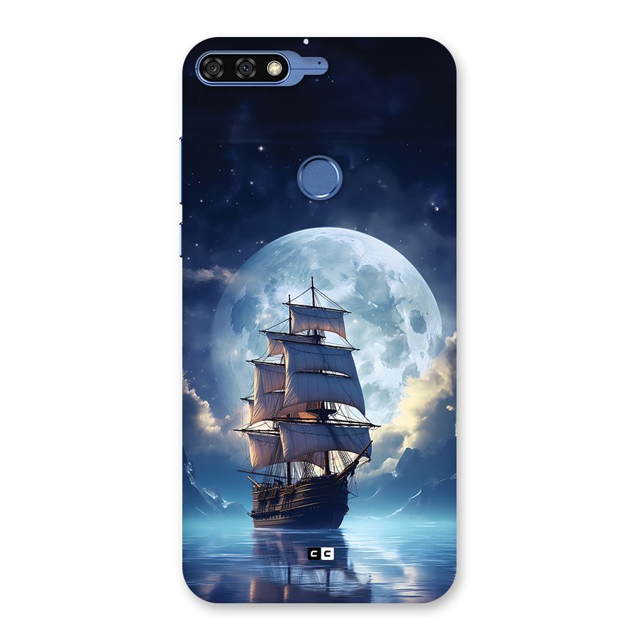 Ship InThe Dark Evening Back Case for Honor 7C