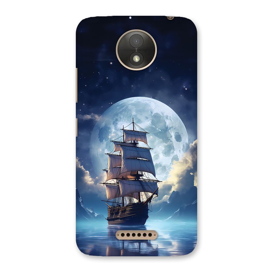 Ship InThe Dark Evening Back Case for Moto C Plus
