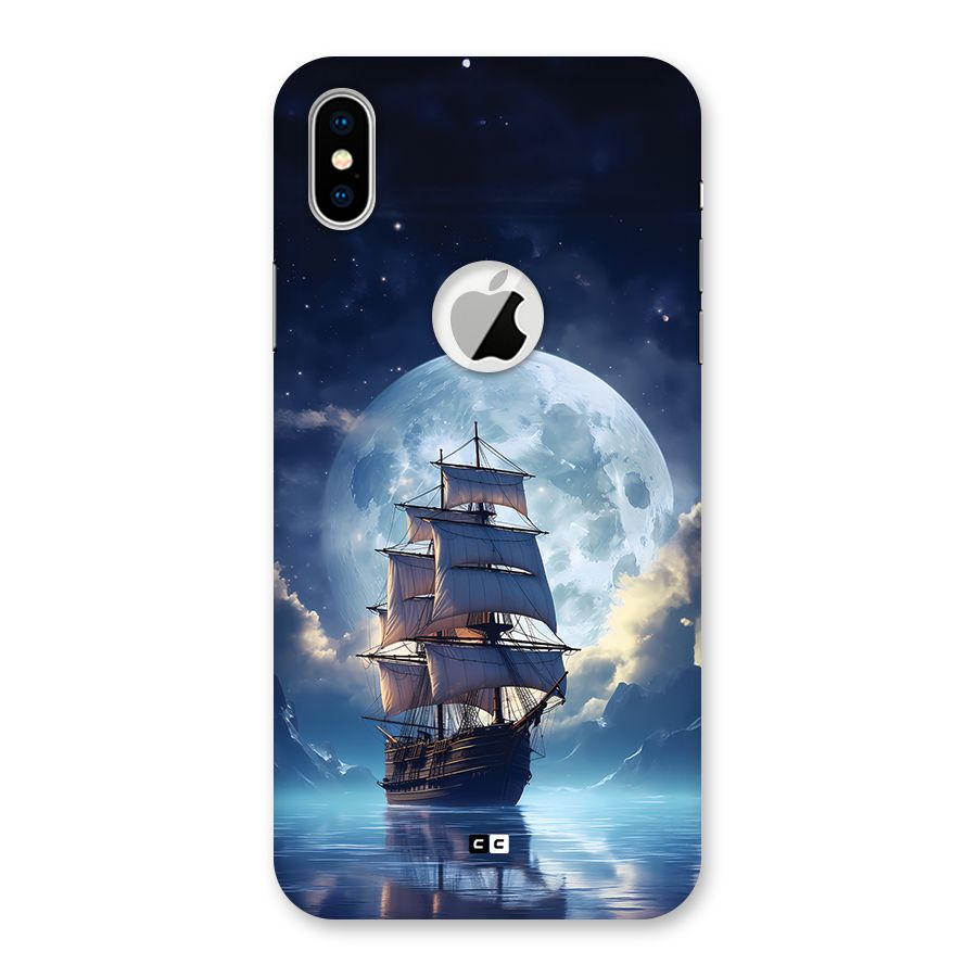 Ship InThe Dark Evening Back Case for iPhone XS Logo Cut