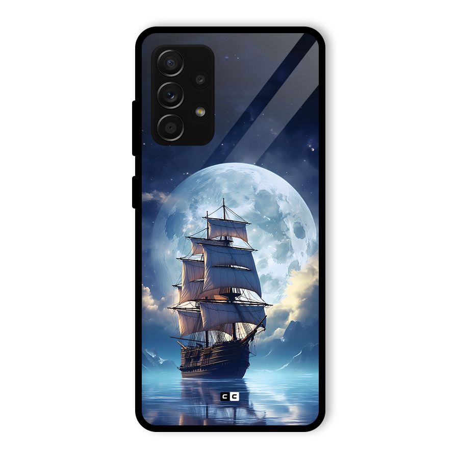 Ship InThe Dark Evening Glass Back Case for Galaxy A53 5G