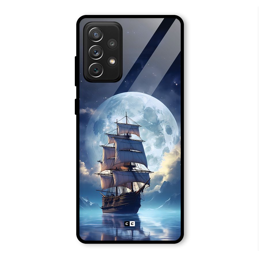 Ship InThe Dark Evening Glass Back Case for Galaxy A72