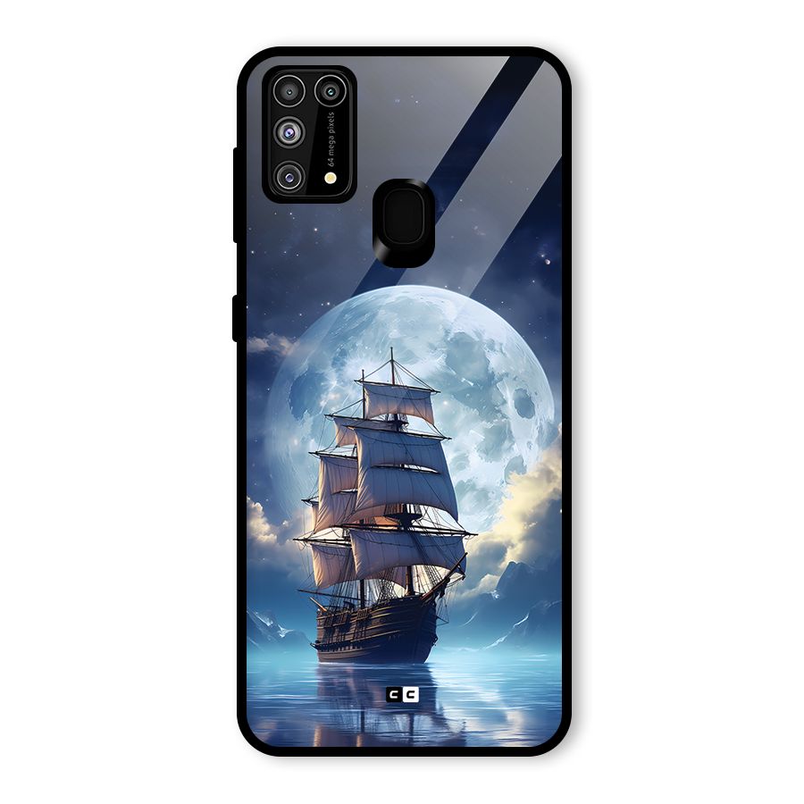 Ship InThe Dark Evening Glass Back Case for Galaxy M31