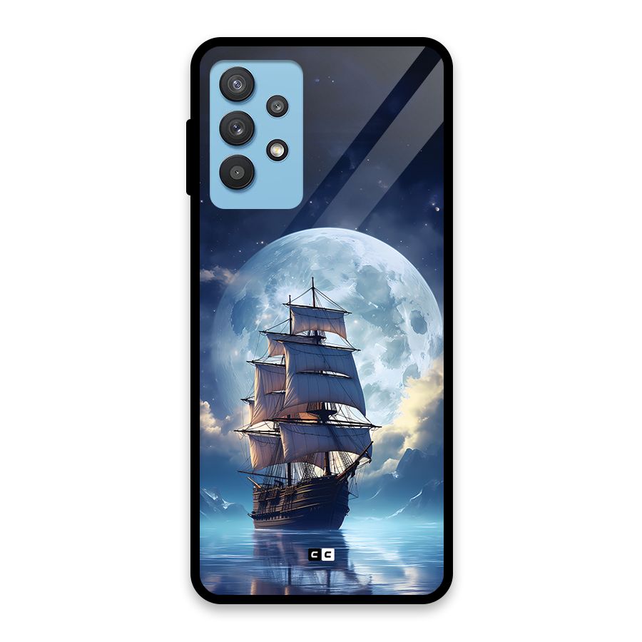 Ship InThe Dark Evening Glass Back Case for Galaxy M32 5G