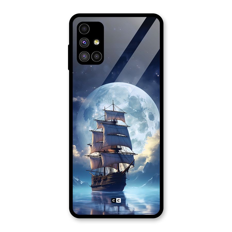 Ship InThe Dark Evening Glass Back Case for Galaxy M51