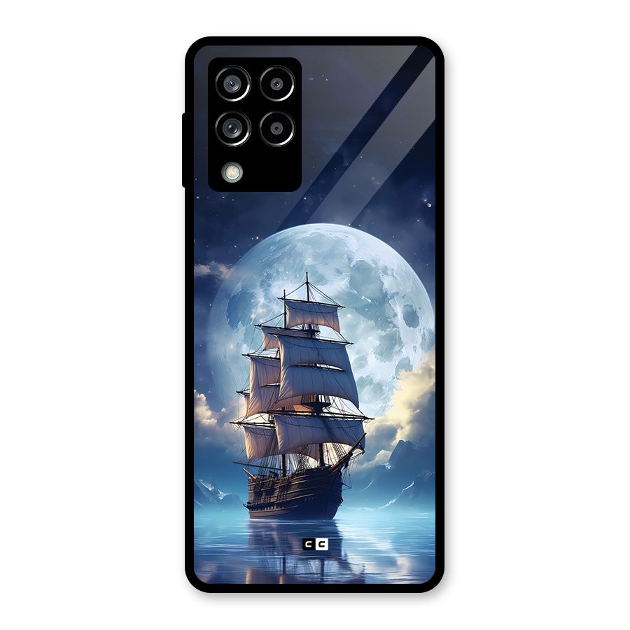 Ship InThe Dark Evening Glass Back Case for Galaxy M53 5G