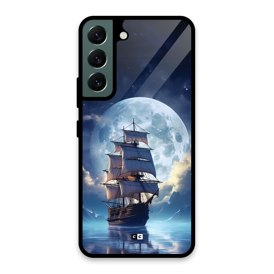 Ship InThe Dark Evening Glass Back Case for Galaxy S22 5G