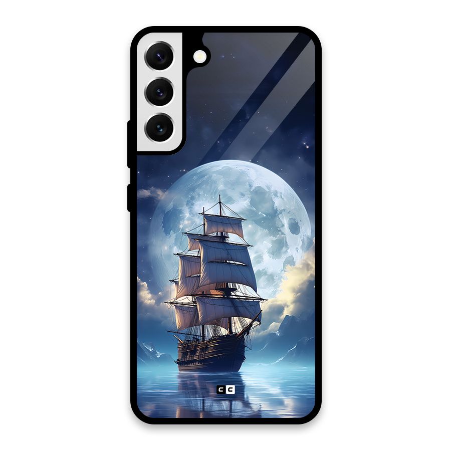 Ship InThe Dark Evening Glass Back Case for Galaxy S22 Plus 5G