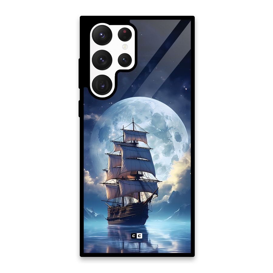 Ship InThe Dark Evening Glass Back Case for Galaxy S22 Ultra 5G