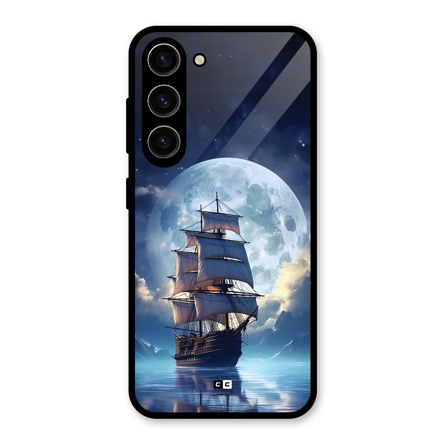 Ship InThe Dark Evening Glass Back Case for Galaxy S23
