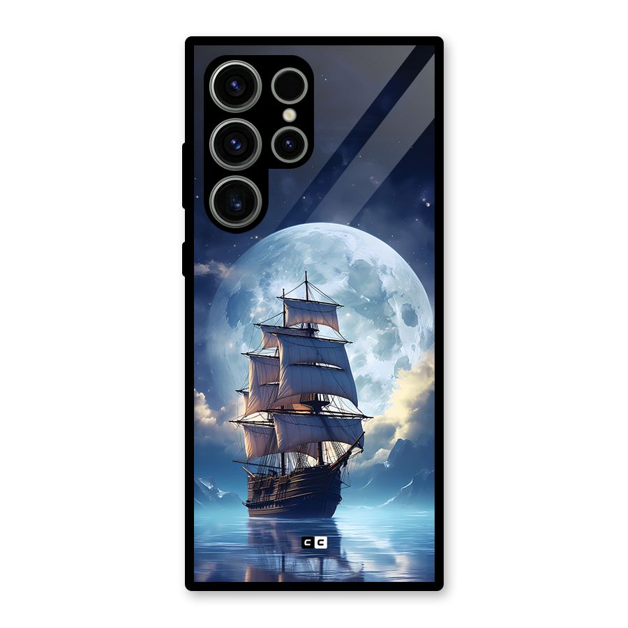 Ship InThe Dark Evening Glass Back Case for Galaxy S23 Ultra