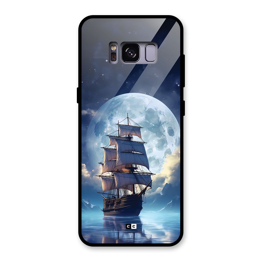 Ship InThe Dark Evening Glass Back Case for Galaxy S8