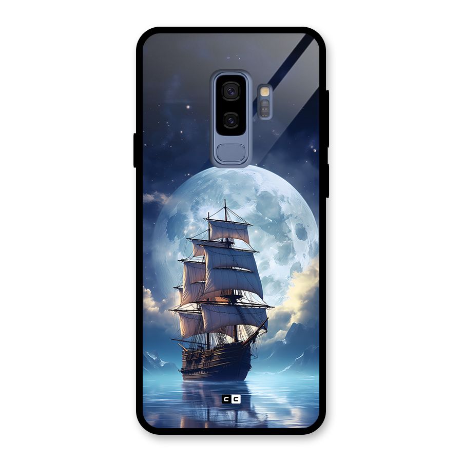 Ship InThe Dark Evening Glass Back Case for Galaxy S9 Plus