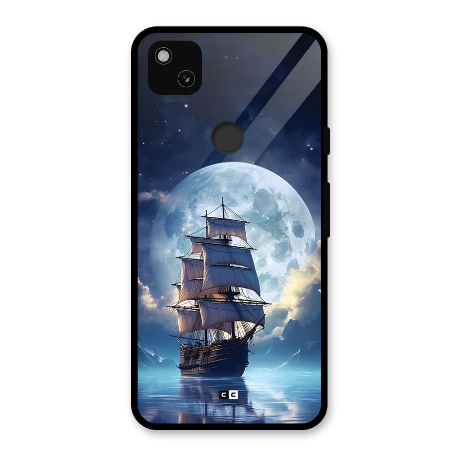 Ship InThe Dark Evening Glass Back Case for Google Pixel 4a