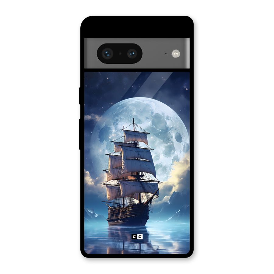 Ship InThe Dark Evening Glass Back Case for Google Pixel 7