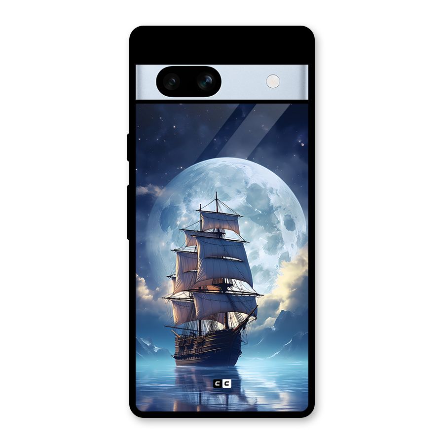Ship InThe Dark Evening Glass Back Case for Google Pixel 7a