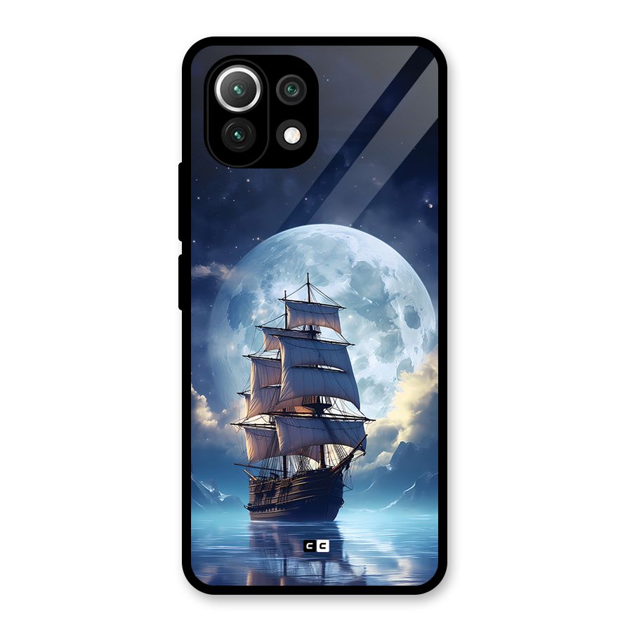 Ship InThe Dark Evening Glass Back Case for Mi 11 Lite
