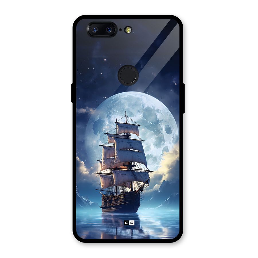 Ship InThe Dark Evening Glass Back Case for OnePlus 5T