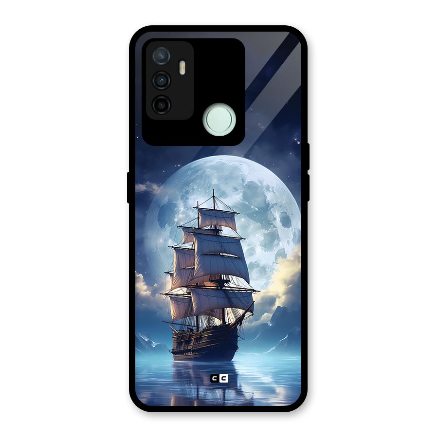Ship InThe Dark Evening Glass Back Case for Oppo A53
