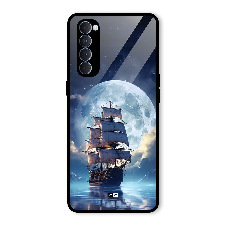 Ship InThe Dark Evening Glass Back Case for Oppo Reno4 Pro